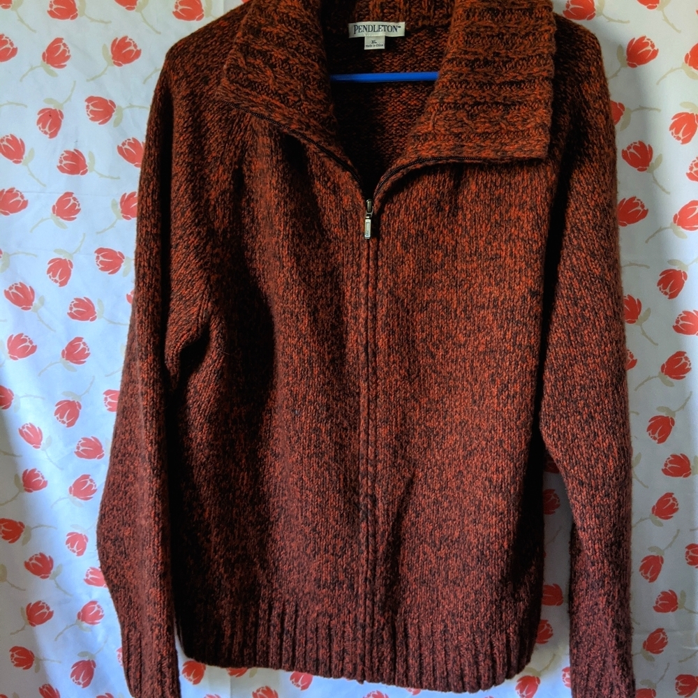 Pendleton half zip sweater